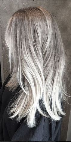 56+ Super Ideas Hair Highlights Silver Mom Trendy We Fryzurach, Short Ombre Hair, Ash Blonde Balayage, Champagne Blonde, Hair Envy, Hair Color Trends, Blonde Balayage, Hair Today, Great Hair