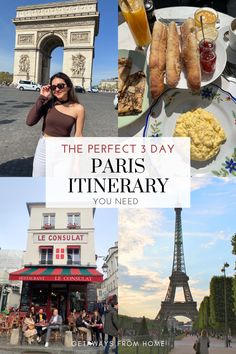 a 3 day paris itinerary #paris #europe #summer #europeansummer #parisfrance #parisaesthetic Eiffel Tower In Paris, Tower In Paris, Best Vacation Destinations, Paris Travel Tips, France Travel Guide, Bags Ideas, Paris Travel Guide, Paris Vacation