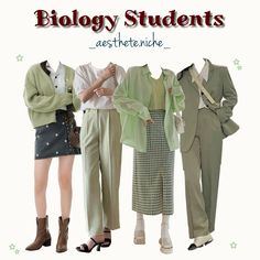 Biology Major Outfit, Biology Aesthetic Outfit, Biology Major Aesthetic Outfits, Pe Uniform Aesthetic, Biology Outfit, Maggie Aesthetic, Library Aesthetic Outfit