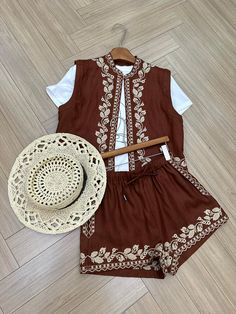 Size: XS, S, M, L, XL, XXL, XXXL It comes with Dust box, Care manual, Tag, and Paper bag.Size Guide: Casual Fall Vacation Sets, Brown Short Sleeve Sets For Summer, Brown Beachwear Sets For Spring, Brown Beach Sets For Spring, Brown Spring Beach Sets, Chic Me, Everyday Luxuries, Chic Handbags, Women Clothes