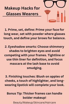 Makeup For Glasses Everyday, Eyeshadow For Glasses Wearers, How To Put Lenses In Eyes, Eyeliner For Glasses Wearers, Makeup For Eyeglass Wearers, Makeup For Glasses Wearers Tutorials, Makeup With Glasses Tutorial, Makeup Looks For Glasses Wearers, Eye Makeup Glasses