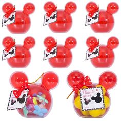 mickey mouse party favors in plastic containers