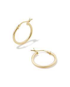 Giana 40mm Hoop Earrings in 14k Yellow Gold | Kendra Scott $595 Yellow Gold Pendants, Gold Hoops, Gold Pendant Necklace, Jewelry Earrings Hoops, Kendra Scott, White Diamond, Jewelry Care, Gold Pendant, Gold Metal