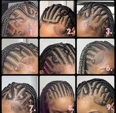 Braids Across Top Of Head Natural Hair, Designs For Cornrows, New Hairstyle Black Women, Braiding Hairstyles For Natural Hair, Stitch Braids With Knotless Braids In The Back, Straight Back With Box Braids, African Hairstyles Braids Cornrows Pictures, Fulani Braids Top View, Design In The Front Knotless In The Back