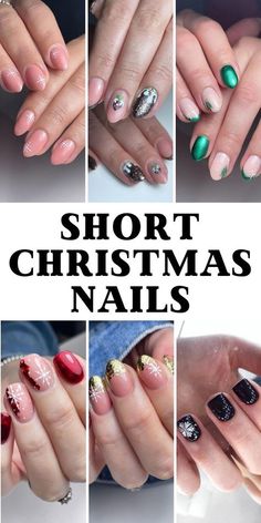 Dip Nail Ideas Christmas, Christmas Dip Nail Ideas Red, Simple Christmas Gel Nails, Holiday Dip Nails Christmas, Holiday Nails Dip, Short Holiday Nails Christmas, Christmas Gel Nails Short, Simple Holiday Nails Short, Holiday Dipped Nails