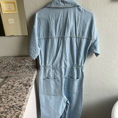 Free People Denim Jumpsuit. Never Worn. New With Tags. Jeans Romper, Jumper Denim, Spring Closet, Free People Jumpsuit, Lace Playsuit, Embroidered Jumpsuit, Free People Romper, Striped Jumpsuit, Free People Denim