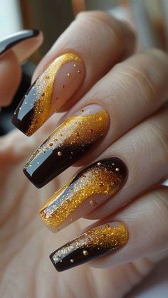 Steelers Nails, Gel Nail Art Designs, Bling Acrylic Nails, Nails 2024, Art Trends