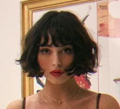 Bob Haircut With Bangs, Trendy Hairstyle, Shot Hair Styles, Penteado Cabelo Curto, Short Hair Haircuts, Bob Haircuts