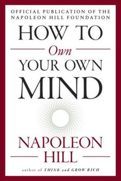 the book how to own your own mind by najoeon hill is shown in red and