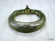 Vintage antique tribal old silver bracelet bangle cuff traditional jewelry Vintage Bangle For Ceremonial Festivals, Vintage Ceremonial Bangle For Festivals, Traditional Metal Bangle Cuff Bracelet, Bohemian Tilla Bangle For Ceremonial Occasions, Traditional Oxidized Cuff Bracelet, Traditional Oxidized Bangle Cuff Bracelet, Traditional Antique Silver Bangle With Oxidized Finish, Antique Oxidized Finish Bracelet For Festival, Traditional Antique Silver Bracelets For Ceremonial Use