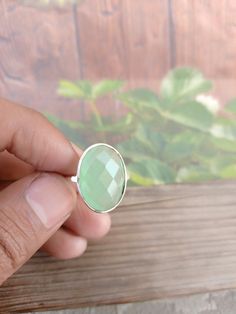 NOTE : WE USED NATURAL GEMSTONES , SO STONE MAY BE LITTLE DIFFERENT .This is a listing of Boho sterling silver ring # metal = sterling silver 925 # Gemstone - Prehnite Calcy # Ring Size - Available in all Size # Stone Color - Green # Stone Shape - Oval Handmade Crafting bohemian Ring - This style has bohemian style . it will look beautiful when you wear it .. Thanks for visiting our shop ... favorite our shop for daily updates ... Note:- Stones colors May Be Little bit Different Due to light and Bohemian Green Rings With Natural Stones, Bohemian Green Emerald Ring As A Gift, Bohemian Green Emerald Ring Gift, Bohemian Green Emerald Gemstone Ring, Nickel Free Green Bohemian Rings, Bohemian Green Emerald Ring, Bohemian Green Crystal Round Ring, Green Bohemian Emerald Ring, Adjustable Bohemian Green Emerald Ring