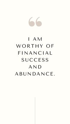 a quote on financial success and abundance