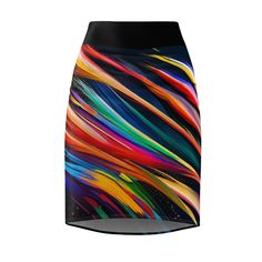 This Women's pencil skirt is designed for those who want to make a statement with their fashion. The vibrant color print covers the entire garment, giving it a bold and stylish look. The 4-way stretch fabric allows for extra freedom of movement, perfect for both casual and formal occasions. This skirt is relevant to women looking to add a pop of color and unique style to their wardrobe, perfect for holidays, celebrations, and everyday wear. Product features - 95% Polyester 5% Spandex fabric for Fashion Office Outfit, Professional Attire Business, Casual Corporate, Fashion Office, Corporate Outfits, Office Outfit, Womens Pencil Skirts, Professional Attire, Workwear Fashion