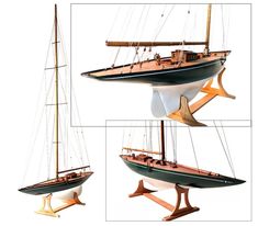 Image of Shamrock V model Americas Cup, Model Boats, Sailing Ships, Scale Models, Sailing