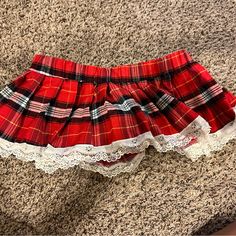 Adome Brand, New, Never Worn. Top Ties In Front And Super Short Skirt Super Short Skirt, Super Short Skirts, Short Skirt, Red White, Red And White, Cd, Girl Outfits, Brand New, Skirt