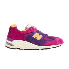 Teddy Santis x New Balance 990v2 Made in USA 'Pink Purple' M990PY2 Purple Birthday Outfits, Nails Pink And Purple, Simple Nails Pink, Pink And Purple Birthday, Teddy Santis, Pink And Purple Wallpaper, Purple Birthday, Wallpaper Purple