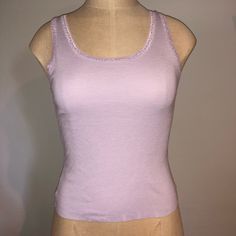 Lace Tank Top Lavender Color From Uo. Never Worn Spring Fitted Lavender Tank Top, Fitted Lavender Tank Top For Spring, Urban Outfitters Purple Sleeveless Top, Feminine Fitted Lavender Top, Lavender Tank Top, Lavender Color, Lace Tank Top, Urban Outfitters Tops, Lace Tank