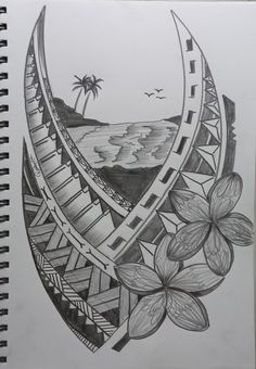 sketch Chamoru Tattoo, Samoan Drawing, Palau Tattoo, Maori Sketch, Samoan Tattoo Meaning, Islander Patterns, Fijian Tattoo, Guam Tattoo, Samoan Art