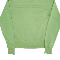 Item is in used condition. Small bleach stain on left sleeve. >Size: M >Armpit To Armpit: 16" >Armpit To Cuff: 23" >Collar To Hem: 23" Green Washed Long Sleeve Sweatshirt, Acid Wash Sporty Sweatshirt With Ribbed Cuffs, Sporty Acid Wash Sweatshirt With Ribbed Cuffs, Acid Wash Long Sleeve Sporty Sweatshirt, Sporty Acid Wash Long Sleeve Sweatshirt, Sporty Long Sleeve Acid Wash Sweatshirt, Wholesale Shoes, Shell Jacket, Beauty Bag