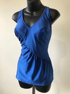 "Vintage 1970s 1980s Blue Swimsuit. Flattering ruched detail across torso. In-built bra, lined crotch. Measurements: Bust: 38\" Waist: 28\" - 30\" Hips: 36\" - 38\" Torso: 29\" Condition: Very good, vintage condition. Has not been cleaned Condition reflected in price." Retro Stuff, Blue Swimsuit, Floral Print Maxi Dress, Cute Jackets, Floral Print Maxi, Vintage Summer, Printed Maxi Dress, Purple Floral, Vintage 1970s