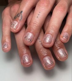 Clear Nail Ideas Short, White Manicure Designs, Guys Nail Designs, Manicure Designs For Short Nails, Summer Manicure Designs, 2023 Manicure, Men Manicure, Short Nails Manicure, Kids Manicure