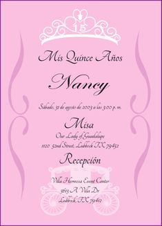 Playing Card Invitation, Wedding Invitation Wording Templates, Sweet 15 Invitations, Princess Sweet 16, Invitation Examples, Quinceanera Invitation, Quinceanera Ideas