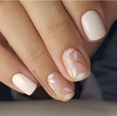 Bride Nails, Neutral Nails, Floral Nails, Fancy Nails