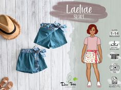 **THIS IS AN INSTANT DIGITAL DOWNLOAD, NOT A PHYSICAL PRODUCT Combine style and practicality with this versatile Laeliae Skort Sewing Pattern. This clever design features a skirt flap at the front, giving the appearance of a chic skirt, while the hidden shorts underneath ensure ease of movement and coverage. The elasticised back provides a comfortable and secure fit, while a decorative front tie adds a stylish touch, creating the illusion of a wrap style without the hassle. Whether you're headin Skort Sewing, Skort Sewing Pattern, Pdf Sewing Patterns Kids, Skort Pattern, Chic Skirt, Chic Skirts, Sewing Patterns For Kids, Clever Design, Printable Patterns