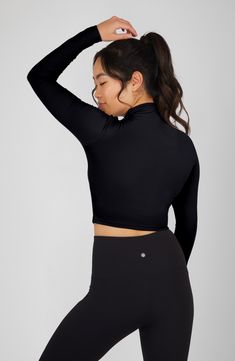 Upgrade your workout look with this set of two long-sleeve tops constructed from a lightweight, stretchy knit in a trendy cropped silhouette. Set of 2 Funnel neck Long sleeves 90% nylon, 10% spandex Machine wash, tumble dry Imported Long Sleeve Crop, Funnel Neck, Long Sleeve Crop Top, Funnel, Nordstrom Rack, Long Sleeve Tops, Nordstrom, Long Sleeves, Spandex