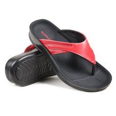 Elevate your comfort and style with Aerothotic's versatile women's sandals. Designed with arch support and padded straps, these orthotic sandals guarantee a comfortable and irritation-free experience all day long. The durable polyurethane injected sole enhances durability, making them perfect for running errands, holidays, and casual outings. Slip into luxury with these streamlined and easy-to-wear beach sandals, ideal for enjoying the summer season in comfort and style. Whether you're strolling Comfortable Red Sandals With Arch Support, Target Clothes, Summer Flip Flops, Summer Getaway, Footbed Sandals, Footwear Collection, Round Toe Heels, Sandals For Women, Comfortable Sandals