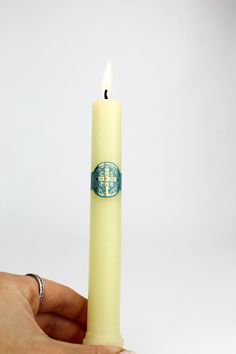 Blessed Candle for Your Home 100% Bee's Wax in box with the a Prayer of Blessing Blessing Candles, Blessing Ceremony, Catholic Home, Yellow Candles, Diy Candles Scented, Special Prayers, The Blessing, Prayer Times, Palm Sunday