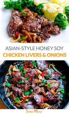 Chicken Livers And Onions, Japanese Style Chicken, Soy Garlic Sauce, Fried Chicken Livers, Gizzards Recipe, Chicken Liver Recipes, Organ Meats, Braised Chicken Breast, Honey Soy Chicken