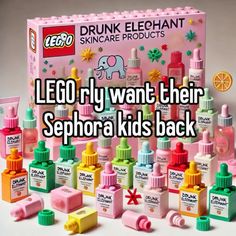 lego rly want their sephora kids back with the words, lego rly want their sephora kids back