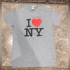 Nwot! Heart New York T-Shirt S New, Never Been Worn. I Heart New York, New York T Shirt, Tops & Tees, Womens Tops, New York, Red, T Shirt, Women Shopping, Color