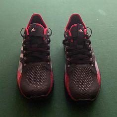 Men’s Adidas Bounce Size Us 12 Black Red And Grey Never Worn Red Adidas Running Shoes, Casual Red Adidas Running Shoes With Logo, Casual Red Adidas Running Shoes, Adidas Shoes Men, Adidas Bounce, Adidas Shoes Mens, Adidas Black, Red And Grey, Shoes Men