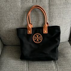 Very Good Condition Tory Burch Bags, Tory Burch Bag, Tory Burch, Black And Brown, Bag Lady, Women Shopping, Black, Color