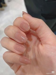 Milky Nails, Gel Set, Casual Nails, Blush Nails, Pretty Gel Nails, Soft Nails, Jelly Nails