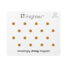 Three by Three Mighties Magnets, Golden (16-Pack)-20205 - The Home Depot Organize Photos, Butterfly Magnet, Button Magnets, Rare Earth Magnets, Photo Organization, Neodymium Magnets, Letter Paper, Wedding Paper, Inspirational Books