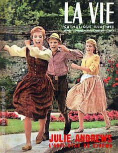 the cover of la vie magazine shows three young women dancing