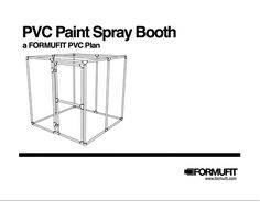 the diagram shows how to make a paint spray booth