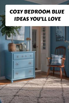 Cozy Bedroom Blue Ideas You’ll Love Blue Master Bedrooms Decor Cozy, Blue And Gray Bedroom Ideas, Blue And White Bedroom Decor