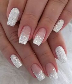 From candy-cane stripes to snowmen, unique winter motifs are a creative way to bling out your nails for the holidays and add extra pizzazz to your outfit! Nails For The Holidays, Winter Motifs, Creative Backyard, Medium Nails, Elegant Nail Art, Holiday Nail Designs, Christmas Nail Art Designs, Short Square Acrylic Nails