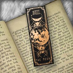 an old bookmark with the earth on it