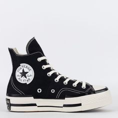 Tênis Converse Chuck 70 Hi Plus Preto Amendoa CT19700002 | Converse All Star Converse Chuck Taylor 70 Plus, 2025 Wishlist, Converse Chuck 70 Plus, Chuck 70 Plus, Converse Chuck Taylor 70, Chuck Taylor 70, All Stars Converse