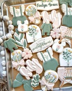 baby shower cookies Wildflower Baby Girl Shower Ideas, Rustic Baby Girl Shower Ideas, Woodland Girl Baby Shower Theme, Baby In Bloom Food Ideas, Girl Theme Baby Shower Ideas, Boho Baby Girl Shower Ideas, Garden Themed Baby Shower Ideas