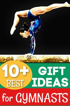 a man doing a handstand on top of a box with the words 10 best gift