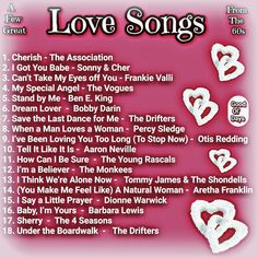 love songs from the 50's and 70's by various artists on cd or mp3