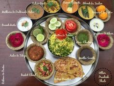 a plate with different types of food on it