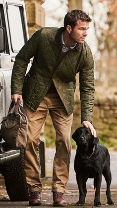 Barbour Jacket Mens, Countryside Outfit, Countryside Fashion, Mens Accessories Vintage, Preppy Mens Fashion, Barbour Mens, Gents Fashion, Barbour Jacket