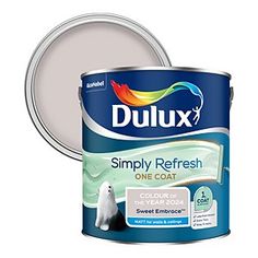 duluxx simply refreshh one coat satin paint with white interior and exterior